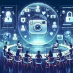 "An infographic illustrating Instagram Story viewer trends and privacy settings in 2024, highlighting the rise of anonymous viewing features and their impact on user privacy."